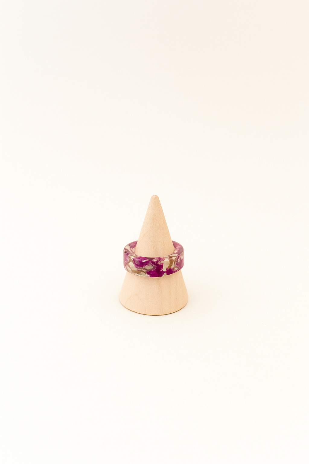Floral Resin Ring 